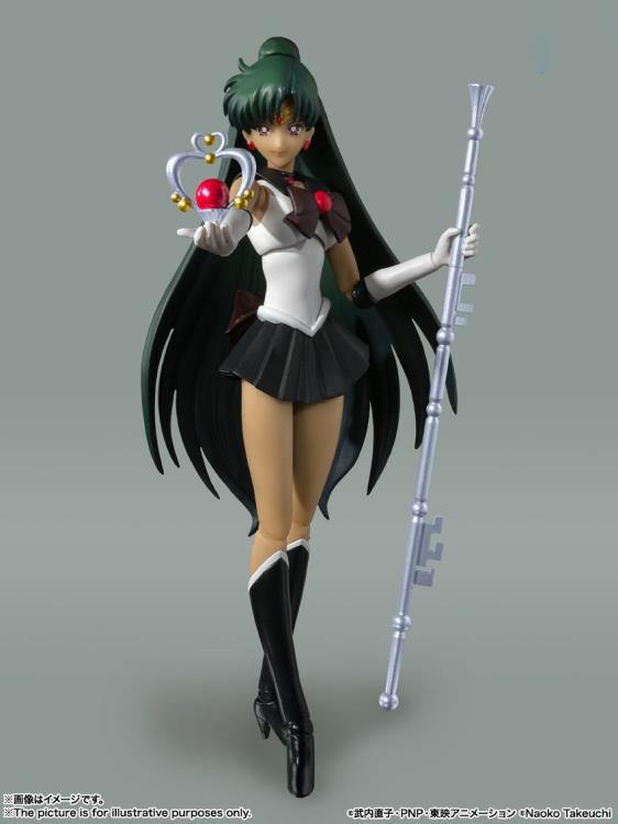 Sailor Moon S.H.Figuarts Sailor Pluto (Animation Color Edition) Action Figure Gallery Image 5