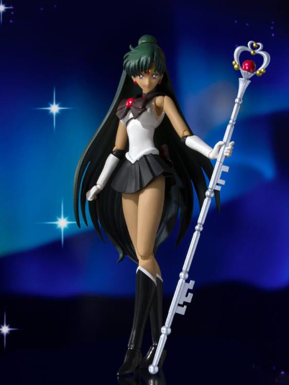 Sailor Moon S.H.Figuarts Sailor Pluto (Animation Color Edition) Action Figure Gallery Image 7