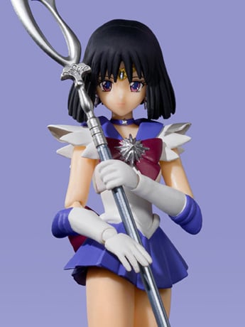 Sailor Moon S.H.Figuarts Sailor Saturn (Animation Color Edition) Action Figure Gallery Image 2