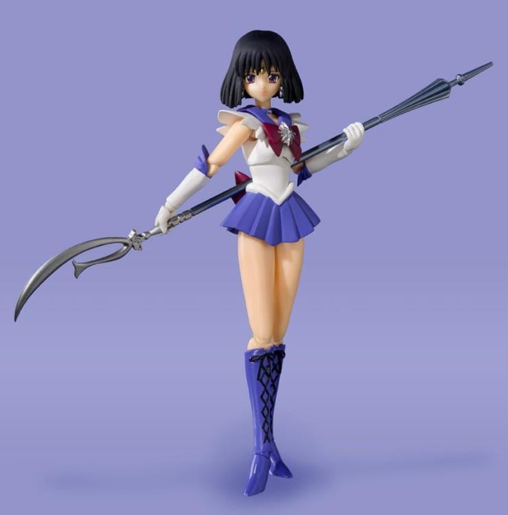 Sailor Moon S.H.Figuarts Sailor Saturn (Animation Color Edition) Action Figure Gallery Image 7