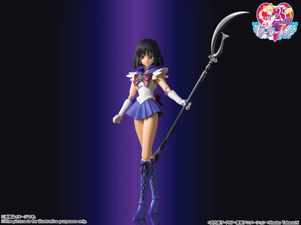 Sailor Moon S.H.Figuarts Sailor Saturn (Animation Color Edition) Action Figure Gallery Image 8
