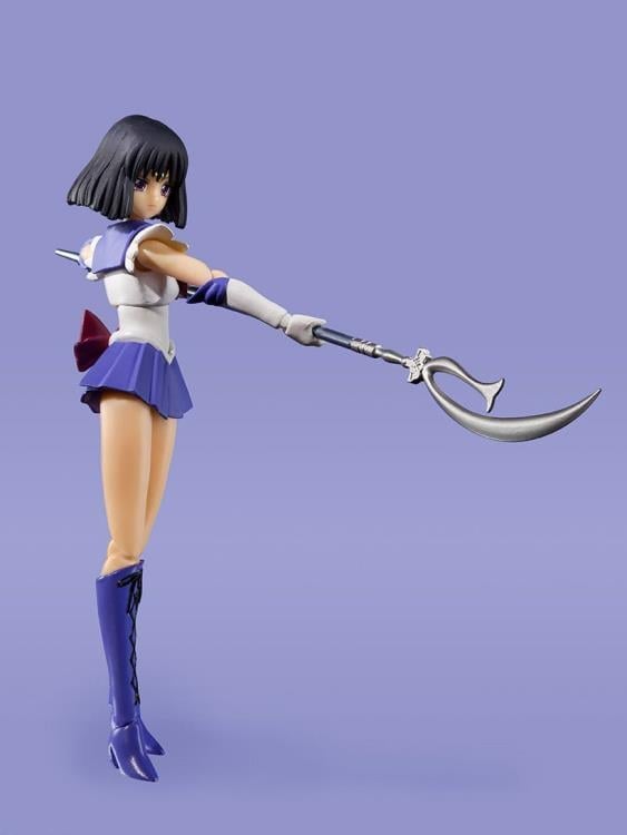 Sailor Moon S.H.Figuarts Sailor Saturn (Animation Color Edition) Action Figure Gallery Image 6