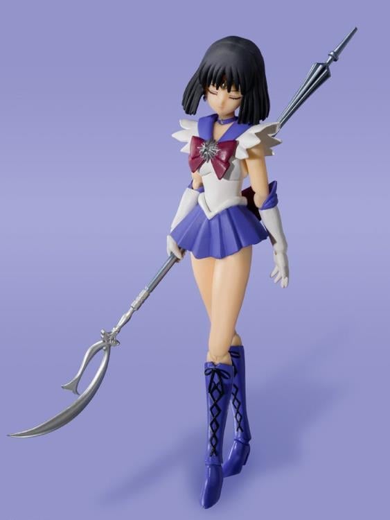 Sailor Moon S.H.Figuarts Sailor Saturn (Animation Color Edition) Action Figure Gallery Image 4