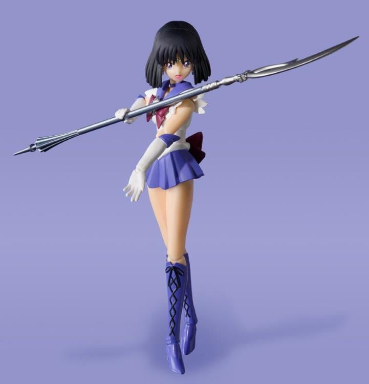 Sailor Moon S.H.Figuarts Sailor Saturn (Animation Color Edition) Action Figure Gallery Image 5