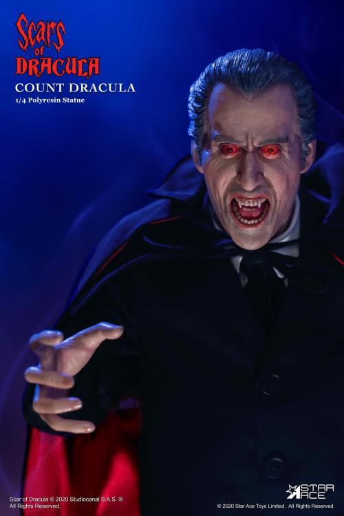 Scars of Dracula Count Dracula (Ver. 2.0) Deluxe 1/4 Scale Statue Gallery Image 6