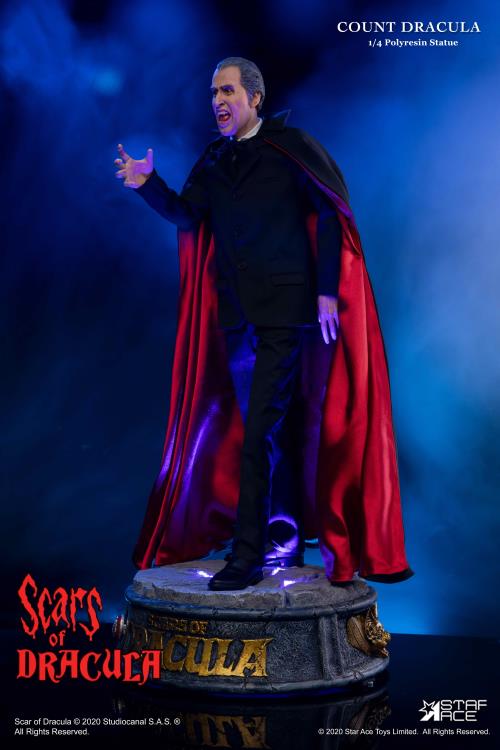 Scars of Dracula Count Dracula (Ver. 2.0) Deluxe 1/4 Scale Statue Gallery Image 4
