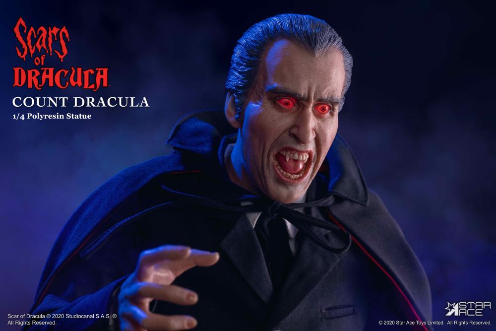 Scars of Dracula Count Dracula (Ver. 2.0) Deluxe 1/4 Scale Statue Gallery Image 8