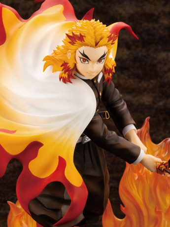 Demon Slayer: Kimetsu no Yaiba ArtFX J Kyoujurou Rengoku (Purgatory Anjuro) Figure Gallery Image 2