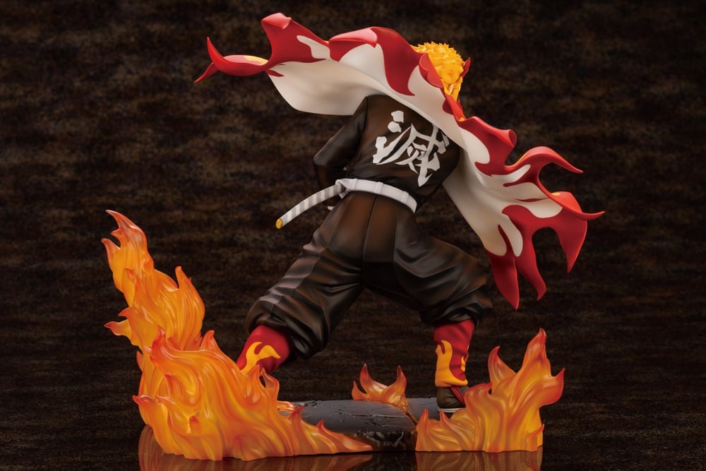 Demon Slayer: Kimetsu no Yaiba ArtFX J Kyoujurou Rengoku (Purgatory Anjuro) Figure Gallery Image 7
