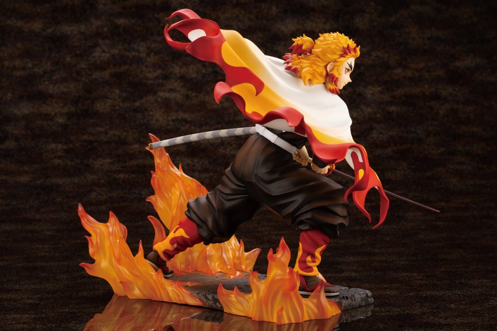 Demon Slayer: Kimetsu no Yaiba ArtFX J Kyoujurou Rengoku (Purgatory Anjuro) Figure Gallery Image 8
