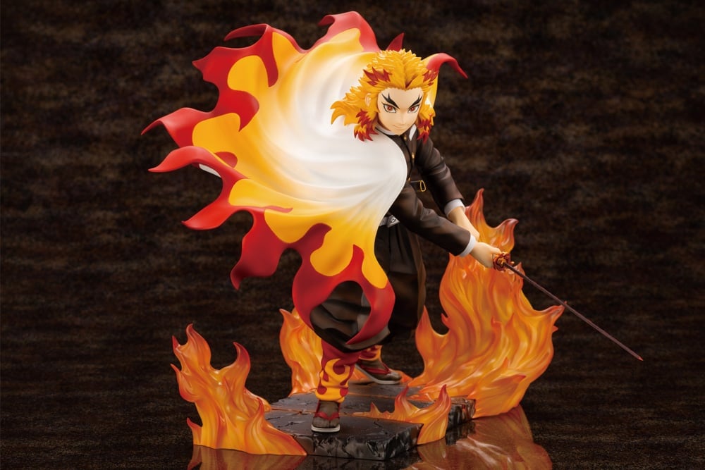 Demon Slayer: Kimetsu no Yaiba ArtFX J Kyoujurou Rengoku (Purgatory Anjuro) Figure Gallery Image 3