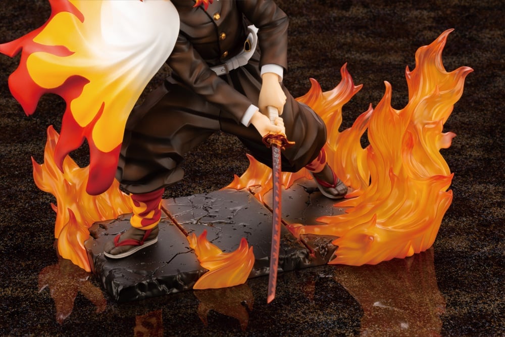 Demon Slayer: Kimetsu no Yaiba ArtFX J Kyoujurou Rengoku (Purgatory Anjuro) Figure Gallery Image 13
