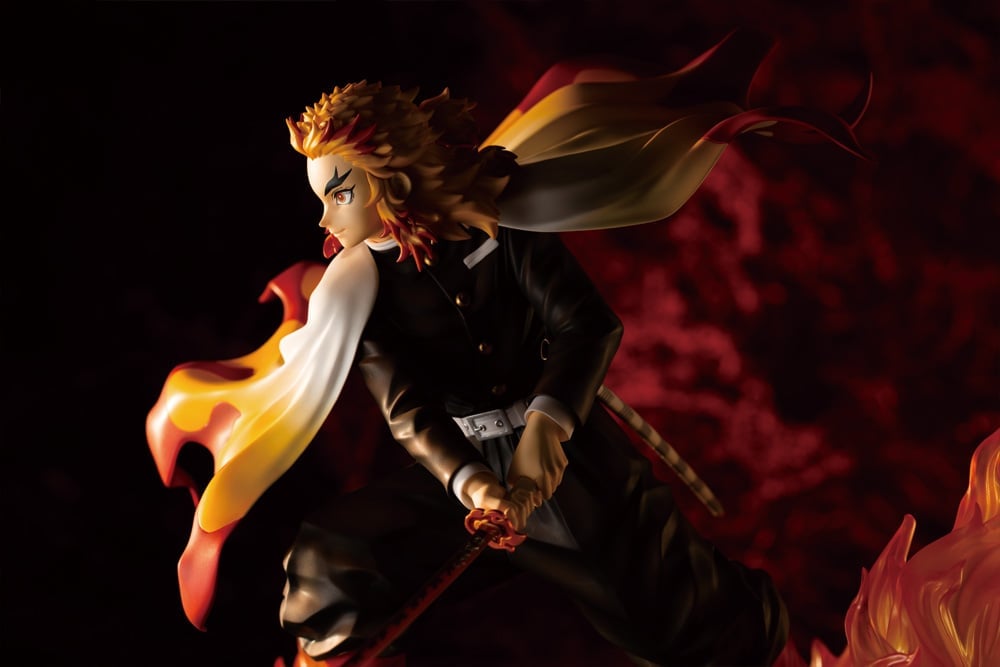 Demon Slayer: Kimetsu no Yaiba ArtFX J Kyoujurou Rengoku (Purgatory Anjuro) Figure Gallery Image 12