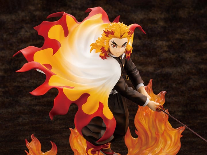 Demon Slayer: Kimetsu no Yaiba ArtFX J Kyoujurou Rengoku (Purgatory Anjuro) Figure Gallery Image 1