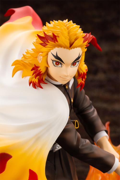 Demon Slayer: Kimetsu no Yaiba ArtFX J Kyoujurou Rengoku (Purgatory Anjuro) Figure Gallery Image 10