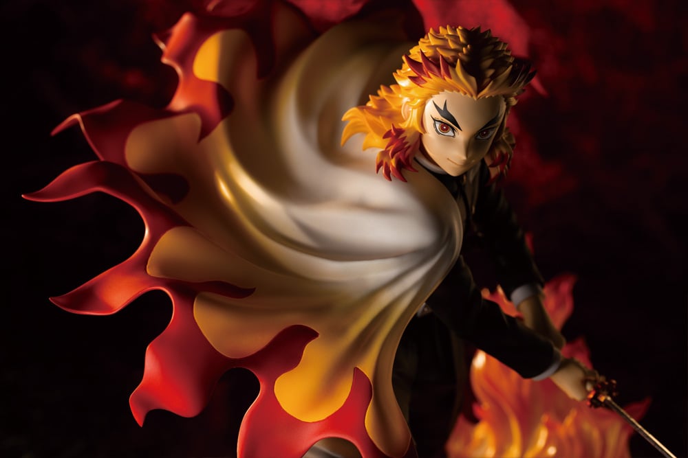 Demon Slayer: Kimetsu no Yaiba ArtFX J Kyoujurou Rengoku (Purgatory Anjuro) Figure Gallery Image 14