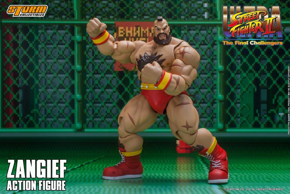 Ultra Street Fighter II: The Final Challengers Zangief 1/12 Scale Action Figure Gallery Image 6