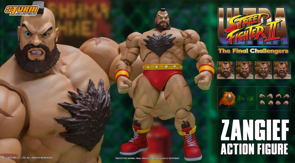 Ultra Street Fighter II: The Final Challengers Zangief 1/12 Scale Action Figure Gallery Image 28