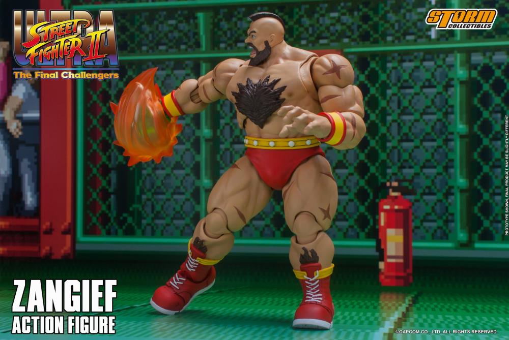Ultra Street Fighter II: The Final Challengers Zangief 1/12 Scale Action Figure Gallery Image 18