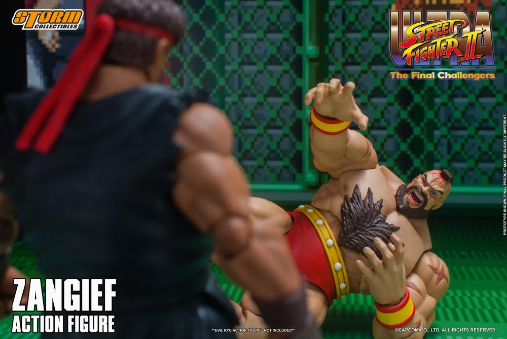 Ultra Street Fighter II: The Final Challengers Zangief 1/12 Scale Action Figure Gallery Image 23