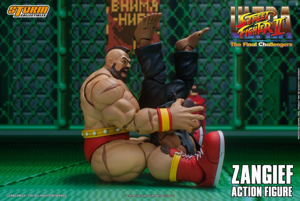 Ultra Street Fighter II: The Final Challengers Zangief 1/12 Scale Action Figure Gallery Image 24