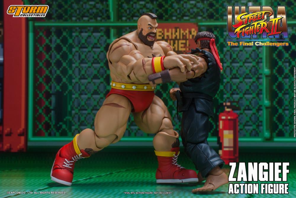 Ultra Street Fighter II: The Final Challengers Zangief 1/12 Scale Action Figure Gallery Image 17