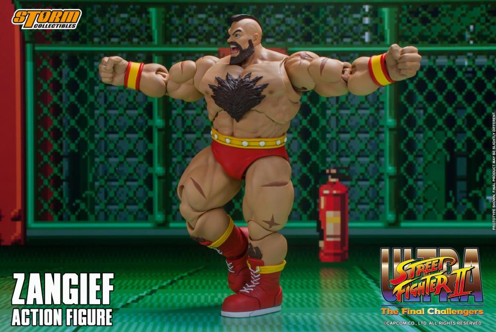 Ultra Street Fighter II: The Final Challengers Zangief 1/12 Scale Action Figure Gallery Image 15