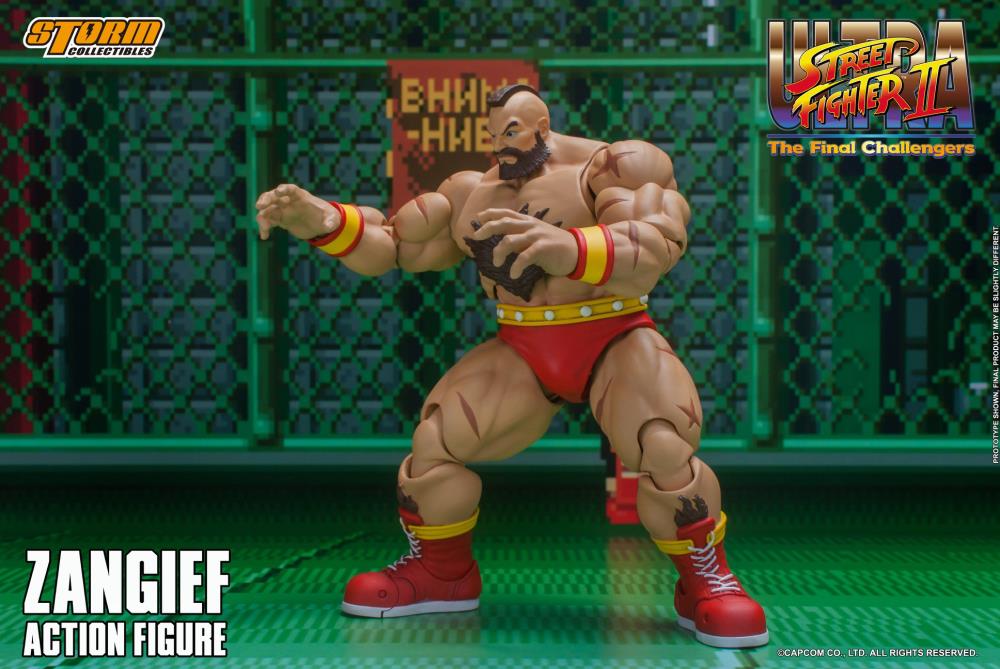 Ultra Street Fighter II: The Final Challengers Zangief 1/12 Scale Action Figure Gallery Image 7