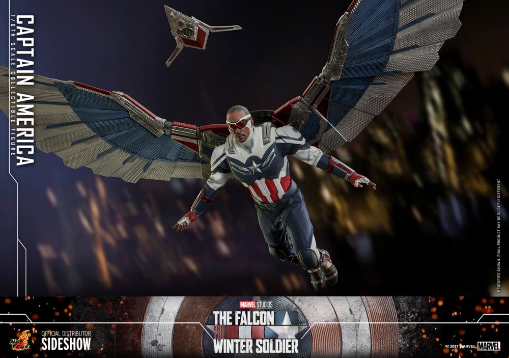 The Falcon and the Winter Soldier TMS040 Captain America 1/6 Scale Collectible Figure Gallery Image 8