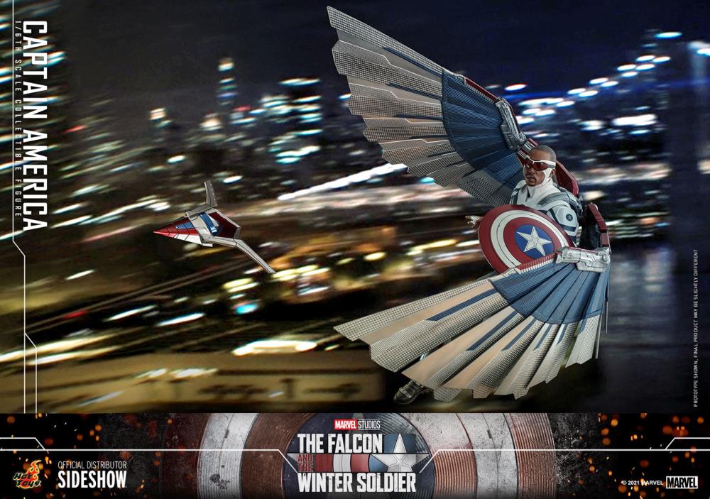 The Falcon and the Winter Soldier TMS040 Captain America 1/6 Scale Collectible Figure Gallery Image 5