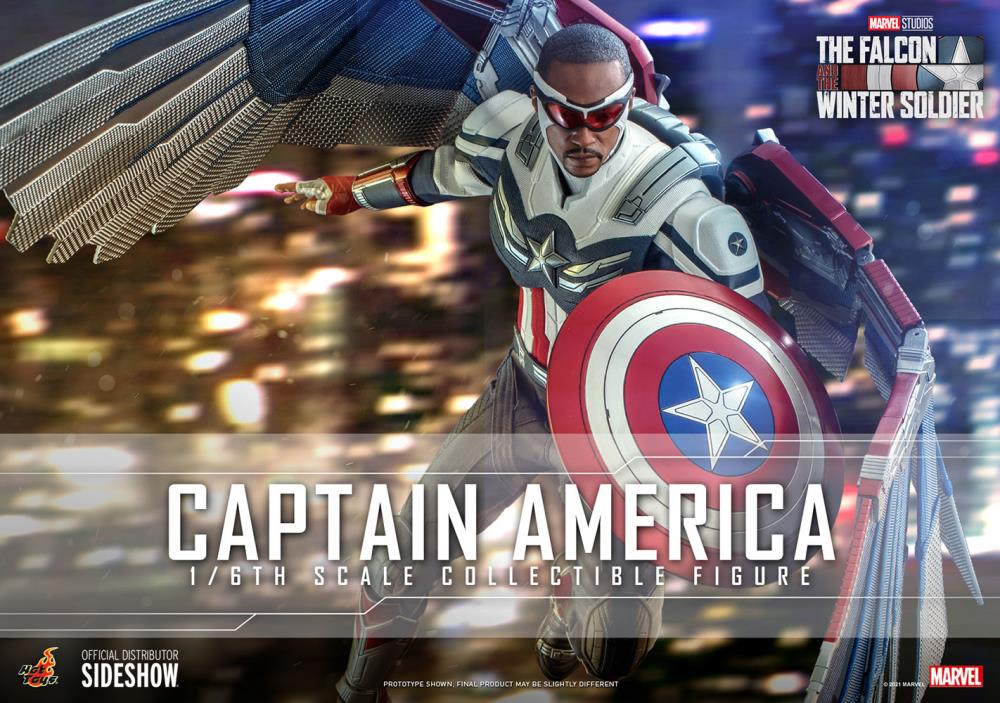 The Falcon and the Winter Soldier TMS040 Captain America 1/6 Scale Collectible Figure Gallery Image 3