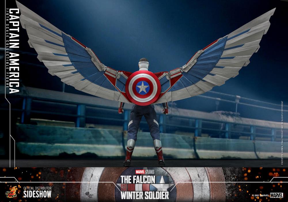 The Falcon and the Winter Soldier TMS040 Captain America 1/6 Scale Collectible Figure Gallery Image 10