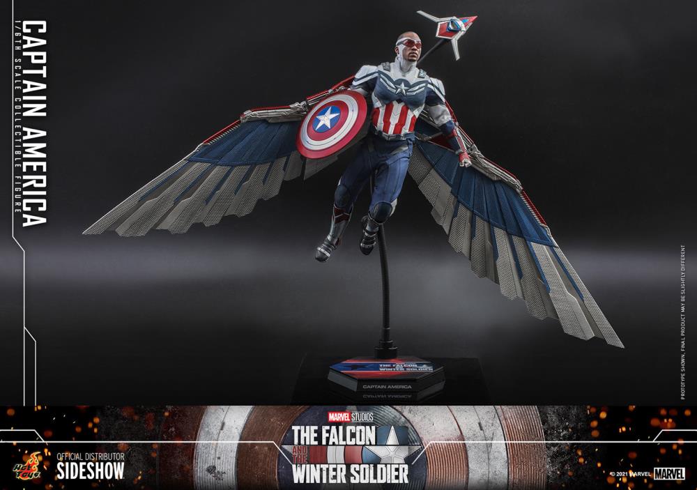The Falcon and the Winter Soldier TMS040 Captain America 1/6 Scale Collectible Figure Gallery Image 15