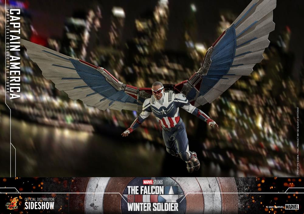 The Falcon and the Winter Soldier TMS040 Captain America 1/6 Scale Collectible Figure Gallery Image 4