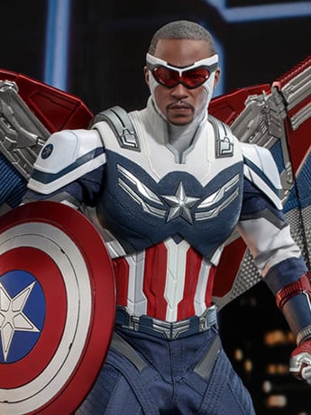 The Falcon and the Winter Soldier TMS040 Captain America 1/6 Scale Collectible Figure Gallery Image 2