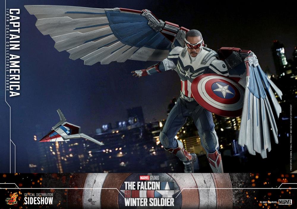 The Falcon and the Winter Soldier TMS040 Captain America 1/6 Scale Collectible Figure Gallery Image 13