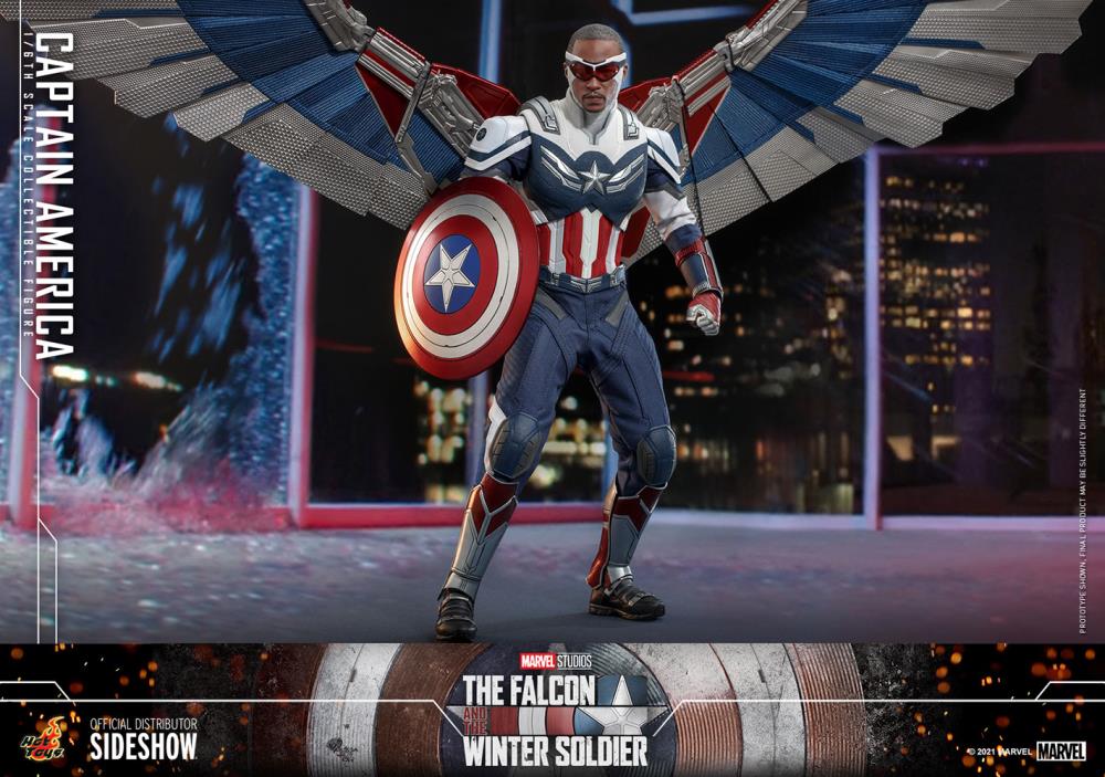 The Falcon and the Winter Soldier TMS040 Captain America 1/6 Scale Collectible Figure Gallery Image 6
