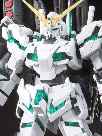 Mobile Suit Gundam Unicorn HGUC Full Armor Unicorn Gundam Destroy Mode (Green Ver.) 1/144 Scale Model Kit Gallery Image 2