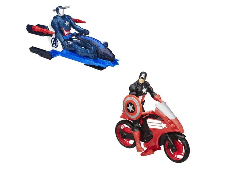 Avengers Titan Hero With Vehicle - Set of 2 (Iron Patriot & Captain America) Gallery Image 1