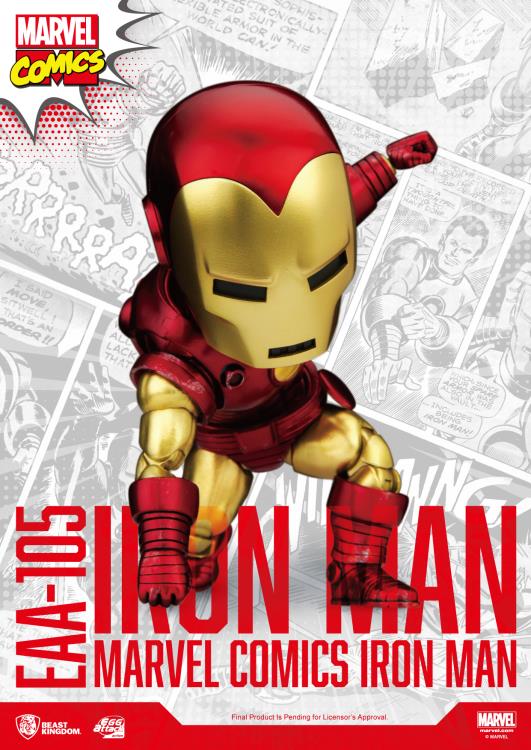 Marvel Comics Egg Attack Action EAA-105 Iron Man (Classic) Gallery Image 5