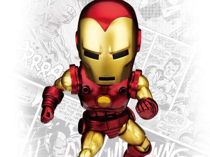 Marvel Comics Egg Attack Action EAA-105 Iron Man (Classic) Gallery Image 1