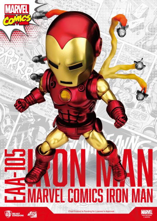 Marvel Comics Egg Attack Action EAA-105 Iron Man (Classic) Gallery Image 4