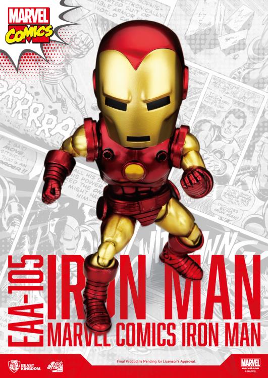Marvel Comics Egg Attack Action EAA-105 Iron Man (Classic) Gallery Image 3