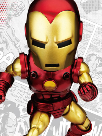 Marvel Comics Egg Attack Action EAA-105 Iron Man (Classic) Gallery Image 2