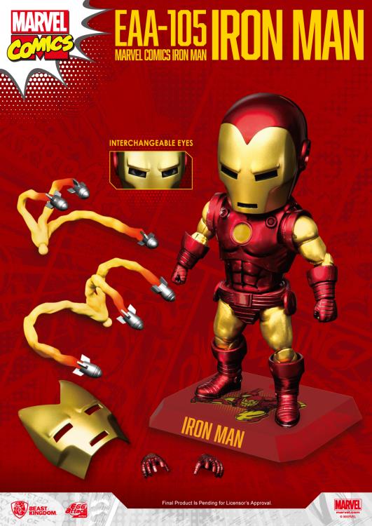 Marvel Comics Egg Attack Action EAA-105 Iron Man (Classic) Gallery Image 10