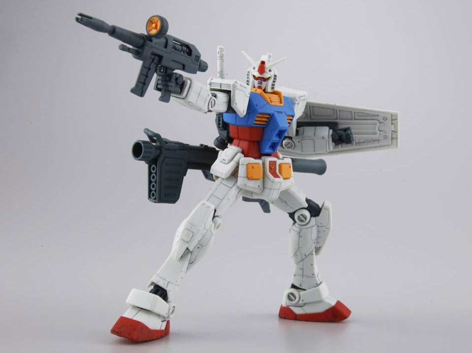 Mobile Suit Gundam HGUC GunPla Starter Set No.2 RX-78-2 Gundam (Ver G30th) 1/144 Scale Model Kit Gallery Image 5