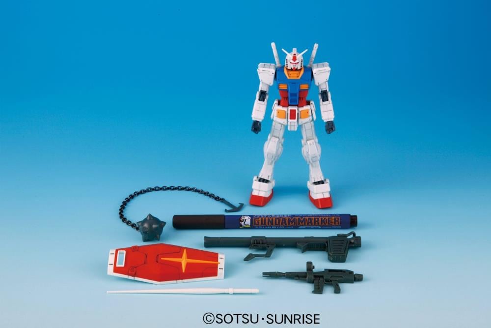Mobile Suit Gundam HGUC GunPla Starter Set No.2 RX-78-2 Gundam (Ver G30th) 1/144 Scale Model Kit Gallery Image 9