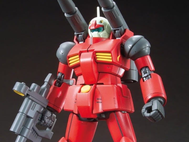 Mobile Suit Gundam HGUC RX-77-2 Guncannon 1/144 Scale Model Kit Gallery Image 1
