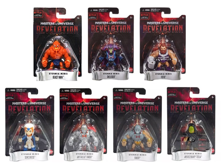 Masters of the Universe: Eternia Minis Wave 4 Set of 7 Figures Gallery Image 1