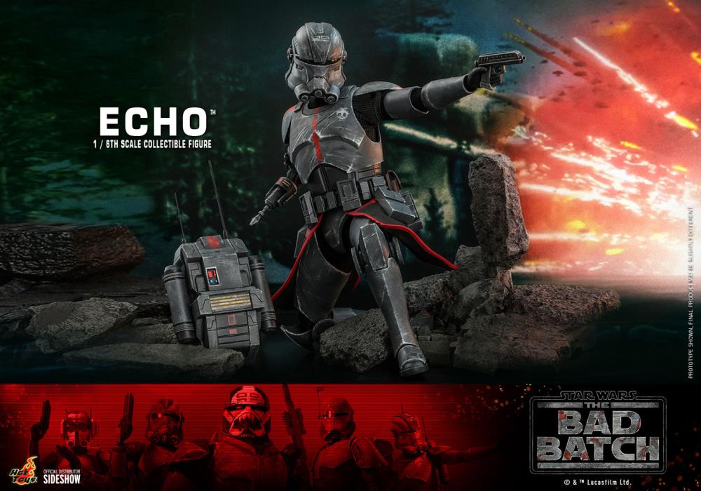 Star Wars: The Bad Batch TMS042 Echo 1/6th Scale Collectible Figure Gallery Image 17
